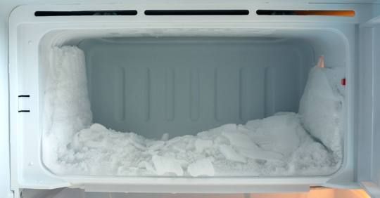 ice buildup in freezer